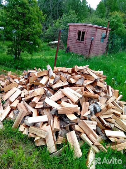 Дрова сухие навалом