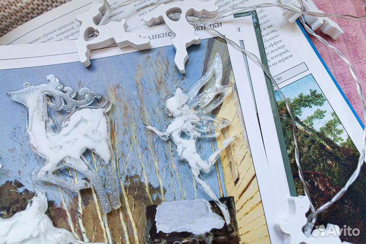 Ёлочные игрушки из эпоксидной смолы