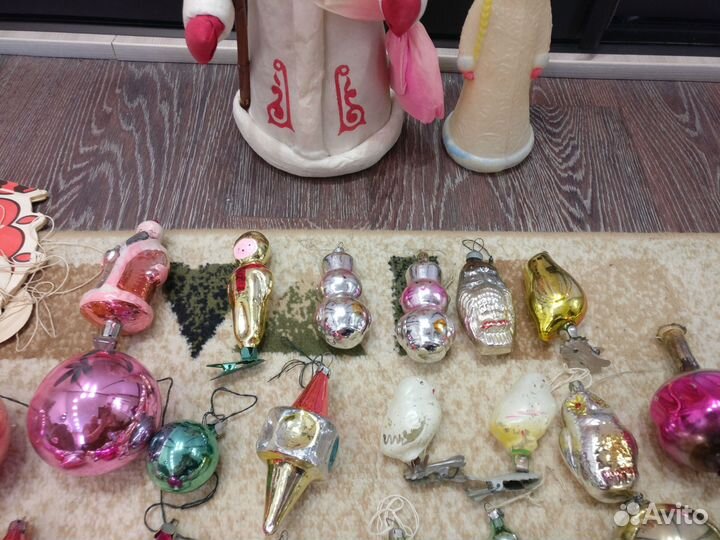 Ёлочные игрушки СССР. Бумажные гирлянды