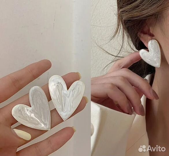 Серьги в ассортименте 2 цвета