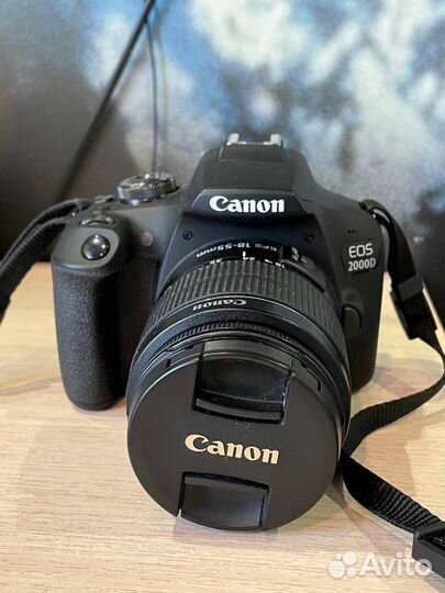Зеркальный фотоаппарат canon eos 2000d