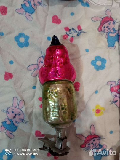 Елочные игрушки СССР на прищепке