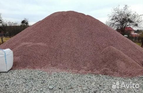 Отсев розовый