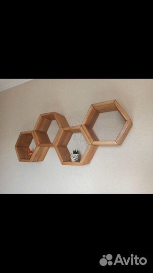 Полка соты массив