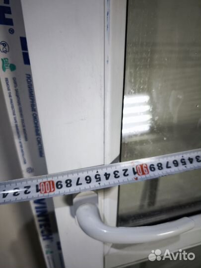 Балконная металлопластиковая дверь