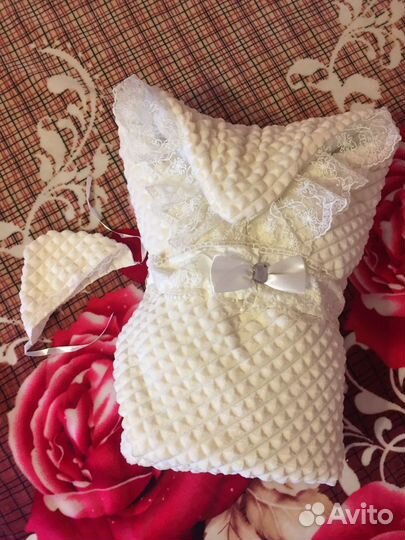 Конверт зимний на выписку отличное состояние