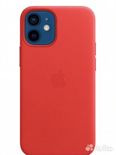 Кожаный оригинальный чехол iPhone 12 mini