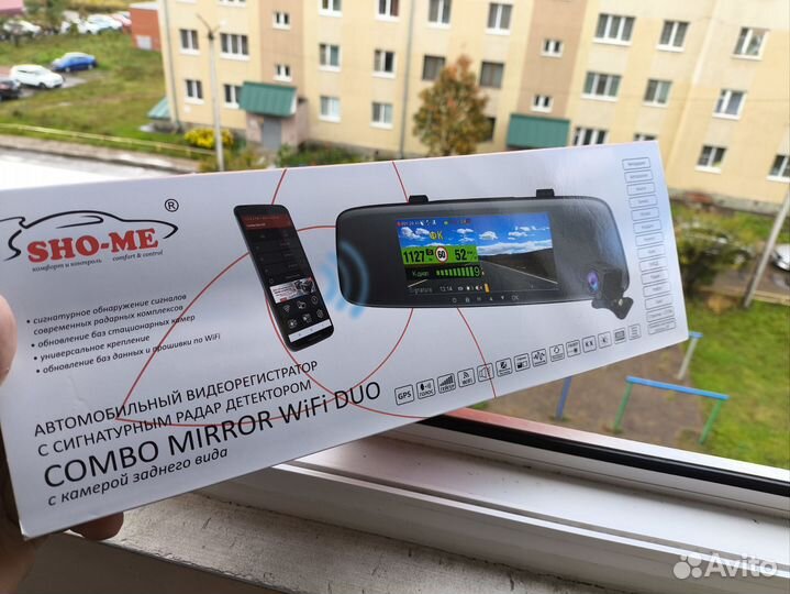 Зеркало регистратор Sho-me combo mirror wi-fi duo