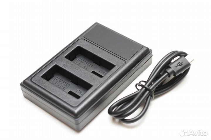 Зарядное устройство двойное для Canon LP-E8+ 2акб