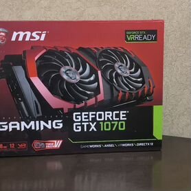 Видеокарта GTX 1070 8bg MSI gaming X