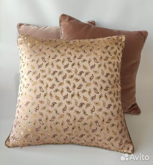Подушка шёлковая жаккардовая, Loris Zanca Italy