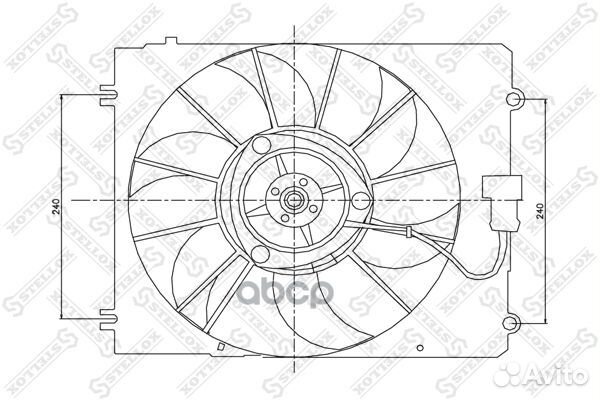 29-99445-SX вентилятор охлаждения Honda CR-V