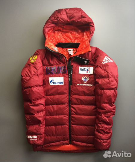 Пуховик адидас Сборной команды России Оригинал