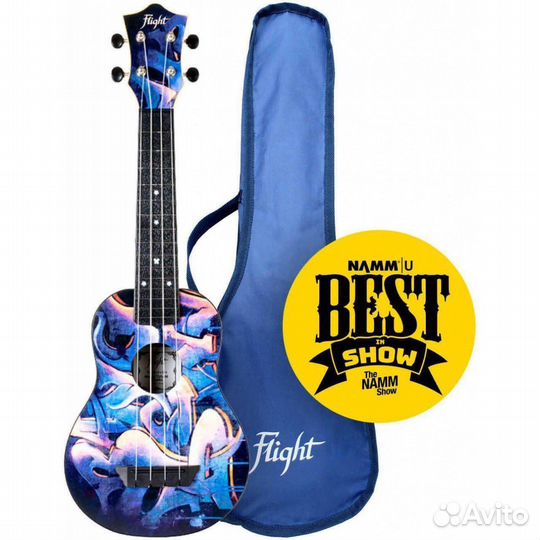 Новая Укулеле сопрано Флайт flight TUS-40 graffiti