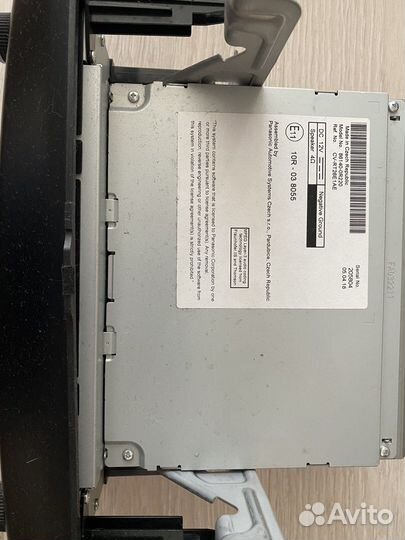 Опигинальная автомагнитола Rav4 2018