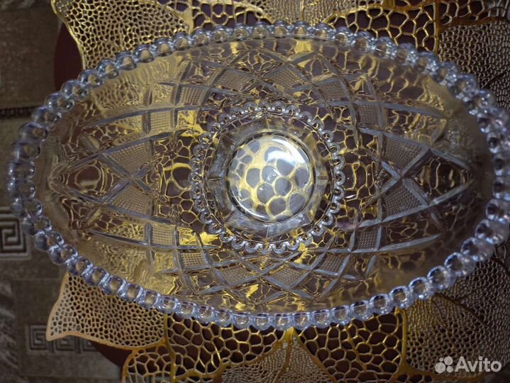 Ваза фруктовница стекло