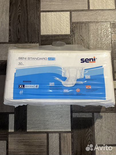 Памперсы для взрослых seni xl 4