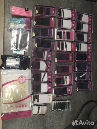 Кушетка, ресницы. Готовый набор для лейшмейкера