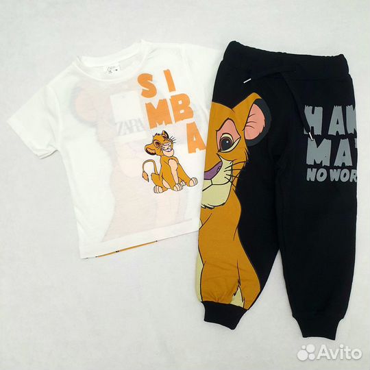 Футболка и джоггеры Zara 92,98,104,110,116
