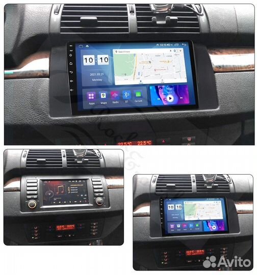 Магнитола BMW 5 E39, BMW X5 E53 Android