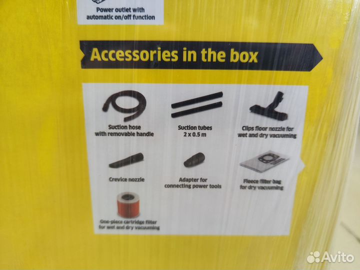 Новый пылесос Karcher WD 3 P V-17/4/20