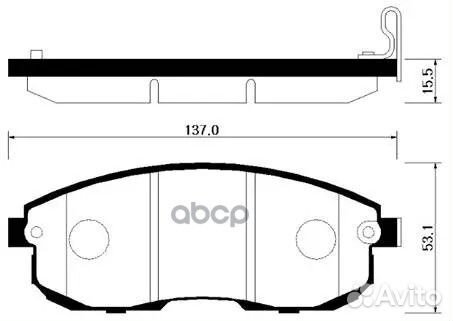 Колодки тормозные дисковые samsung: SM-7 HP3005