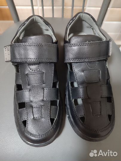 Новые кожаные туфли на мальчика Antilopa 33 р