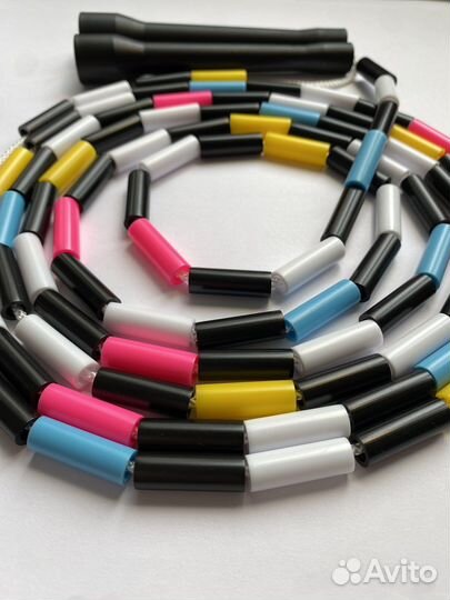 Бисерная скакалка с тяжелым бисером