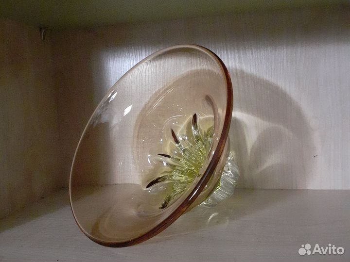 Конфетница Богемия СССР