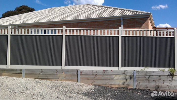 Забор из профнастила 