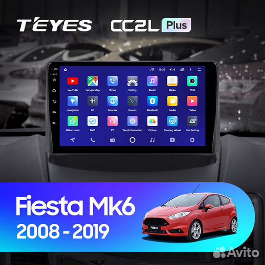 Магнитола Teyes Ford Fiesta Mk 6 CC2L+