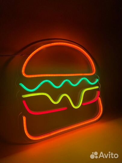 Неоновая вывеска готовая и на заказ 666