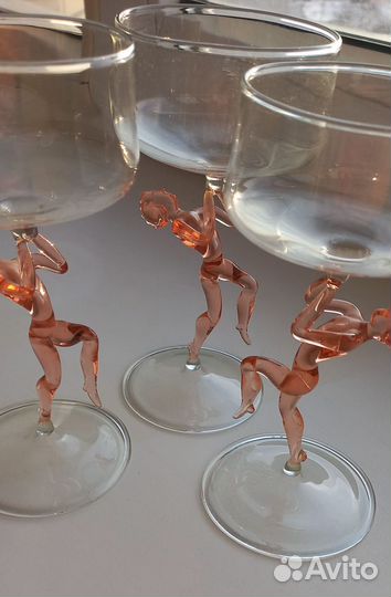 Фужеры Bimini Австрия антиквариат