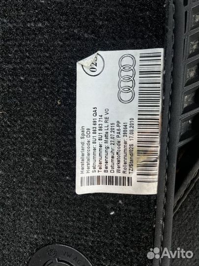 Коврики в салона audi Q3