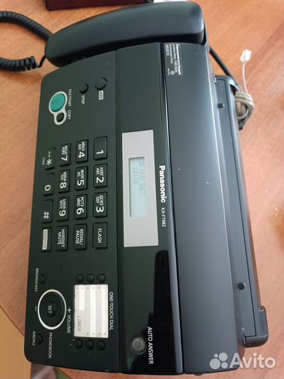 Телефон факс panasonic