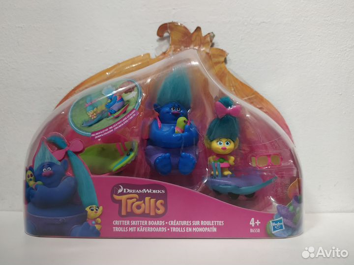 Trolls. Игровой набор тролль на автомобиле