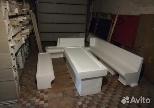 Лежаки и Сидушки из Пенопласта в Хамам