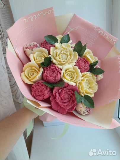 Букет из шоколадных роз