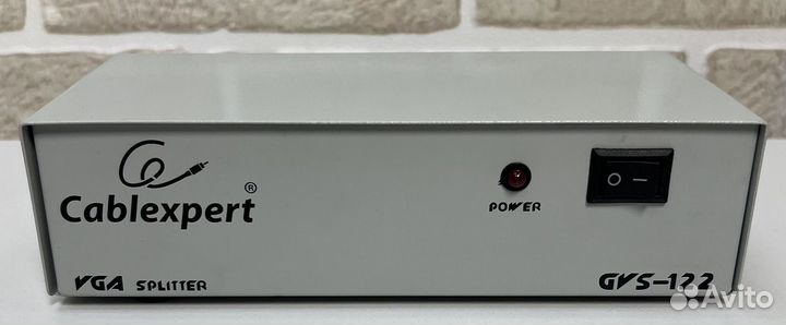 Разветвитель VGA Cablexpert GVS122 HDI/2 x15F