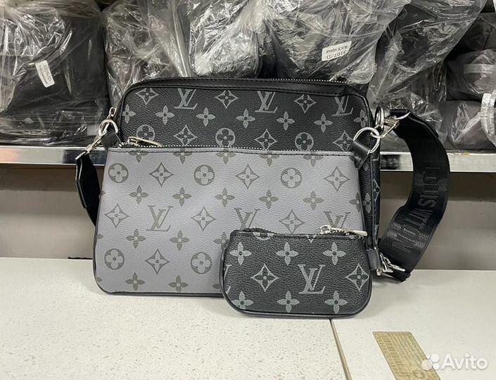 Сумка мужская louis vuitton trio messenger