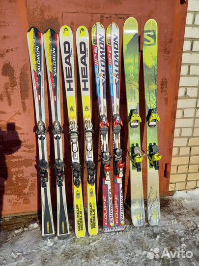 Горные лыжи Head, Salomon