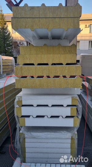 Сэндвич-панели Комбипан (минвата+пенополистирол)