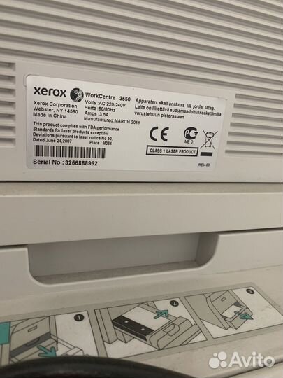 Xerox Workcentre 3550