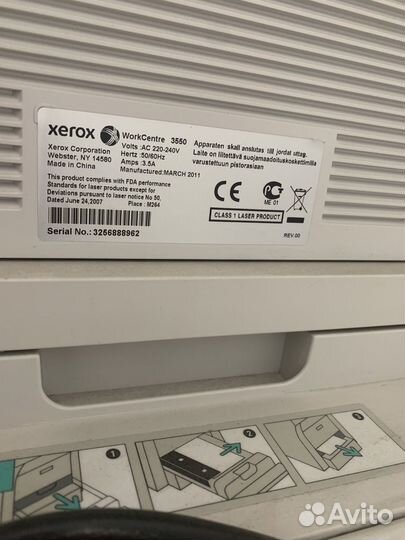 Xerox Workcentre 3550