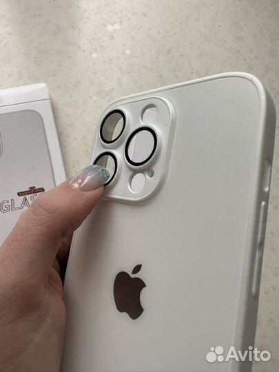 Стеклянный чехол Apple iPhone 14 Pro