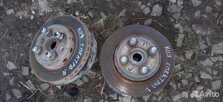 Кия спектра передние тормозные диски