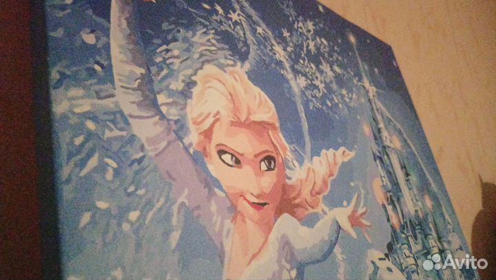 Картина по номерам (готовая)