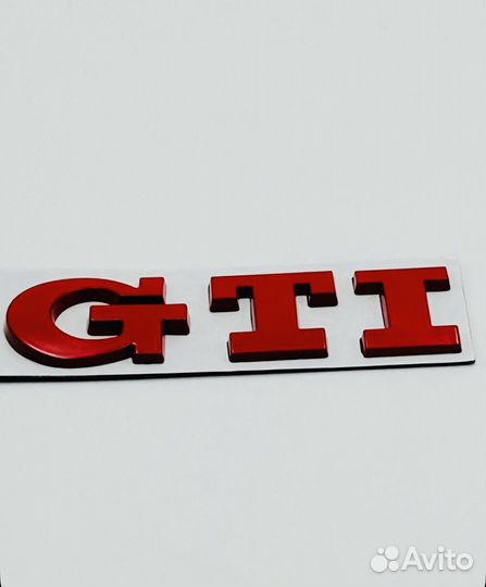 Шльдик наклейка GTI