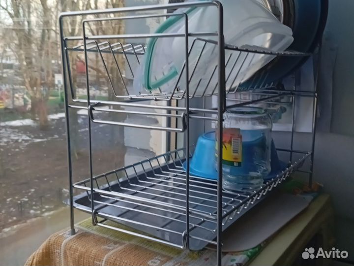 Сушилка для посуды настольная как новая