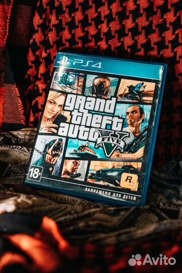 Диск для ps4 игра gta 5